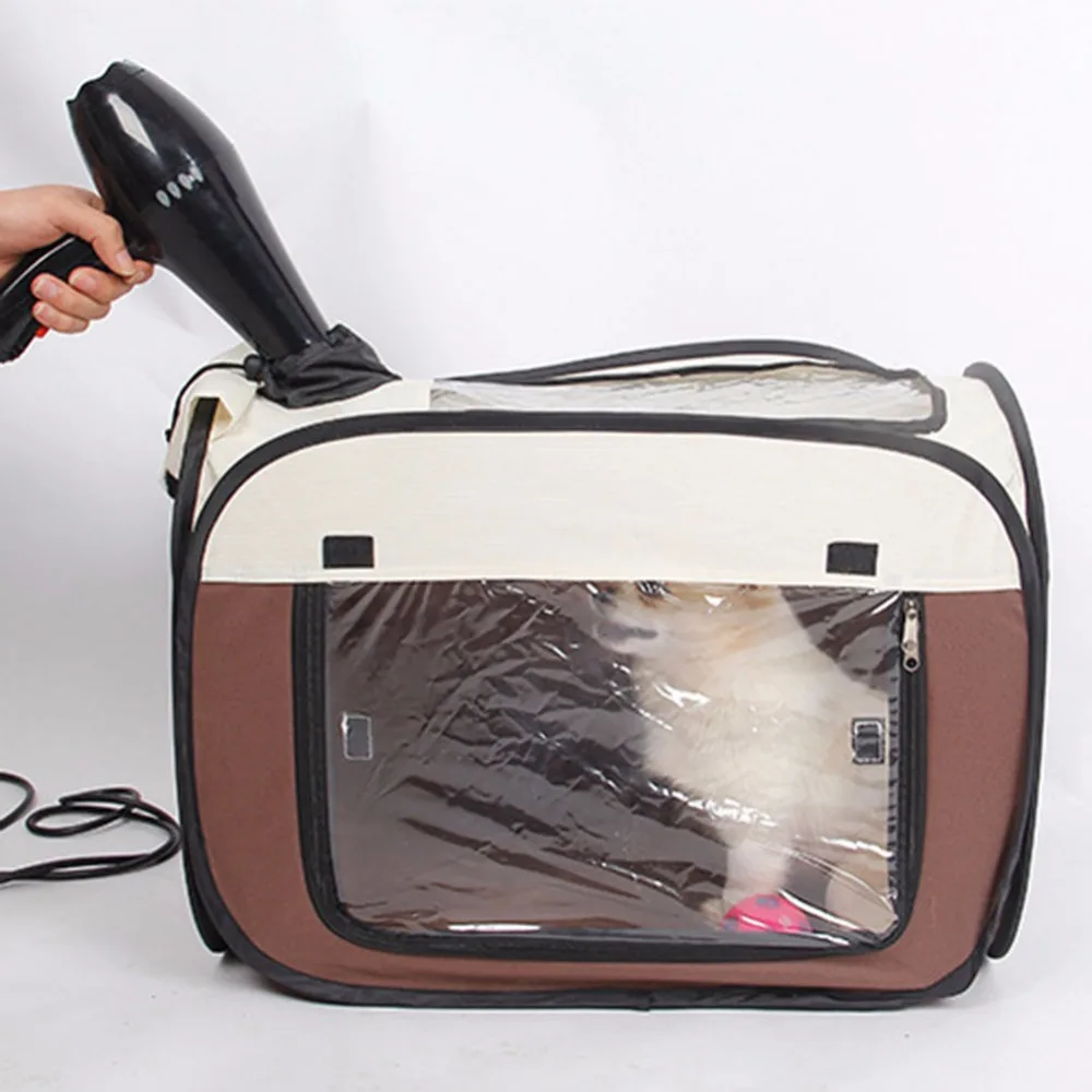 Collapsible Pet Hair Drying Box For Cats Dogs Hair Bathing Goods