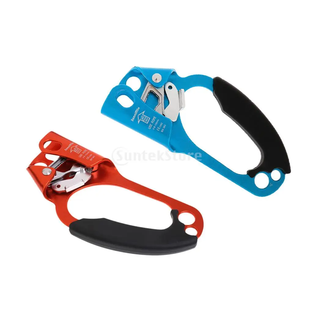 

CE Approved Rock Climbing Right & Left Hand Ascender Riser Device Set for 8-13mm Rescue Rope Access
