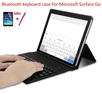 

Bluetooth keyboard case For Microsoft Surface Go 10 inch Case Protective PU Leather Cover for surface go 2018 Tablet Funda+ Pen