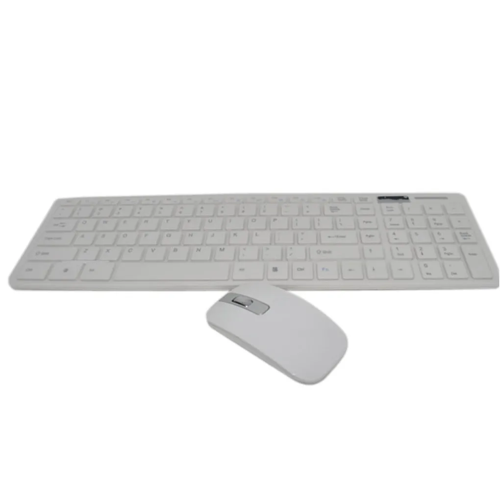 

Universal Wireless USB Ultra-thin 2.4G Wireless Keyboard & Mouse Combo for Office Home Desktop Laptop