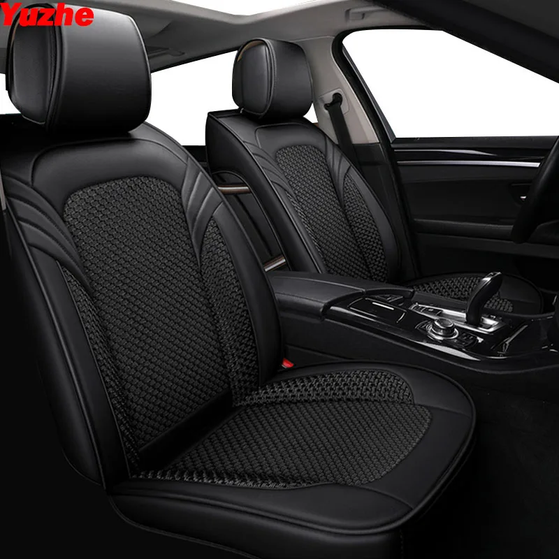 

Yuzhe automobiles Leather Universal car seat cover For peugeot 206 307 407 308 508 406 301 205 car accessories car styling seat