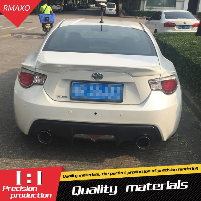 

For Toyota FT GT 86 Concept Spoiler ABS Material Car Rear Wing Primer Color Rear Spoiler For Toyota Future 86 Concept Spoiler