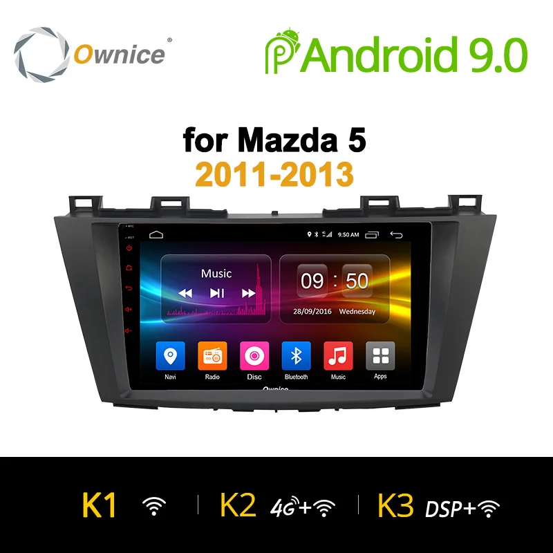 Ownice K1 K2 K3 Android 9,0 DVD плеер GPS Navi мультимедиа для Mazda 5 MPV Субару Outback 2din автомобильный радиоприемник 2011 2012 2013 стерео, головное устройство