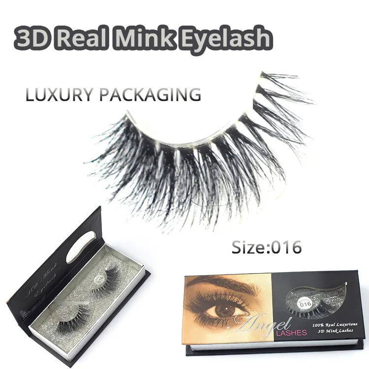 

Premium Mink Lashes Handmade False Eyelashes Extensions For Makeup 1Pcs/Lot Free Shipping M-016