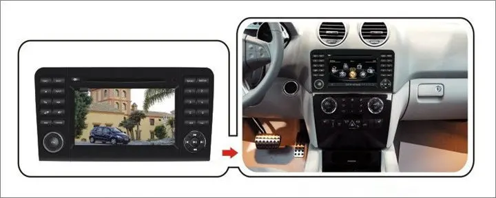 Perfect Liislee Car Android Multimedia For Mercedes Benz GL Class X164 W164 2007~2012 Radio Player GPS Nav Navigation Audio Video System 3