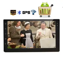 Android 6.0 car GPS estéreo con 2DIN unidad principal en el tablero GPS navegación Radios audio soporte 1080 p vídeo obd2 wifi mirrorlink SWC