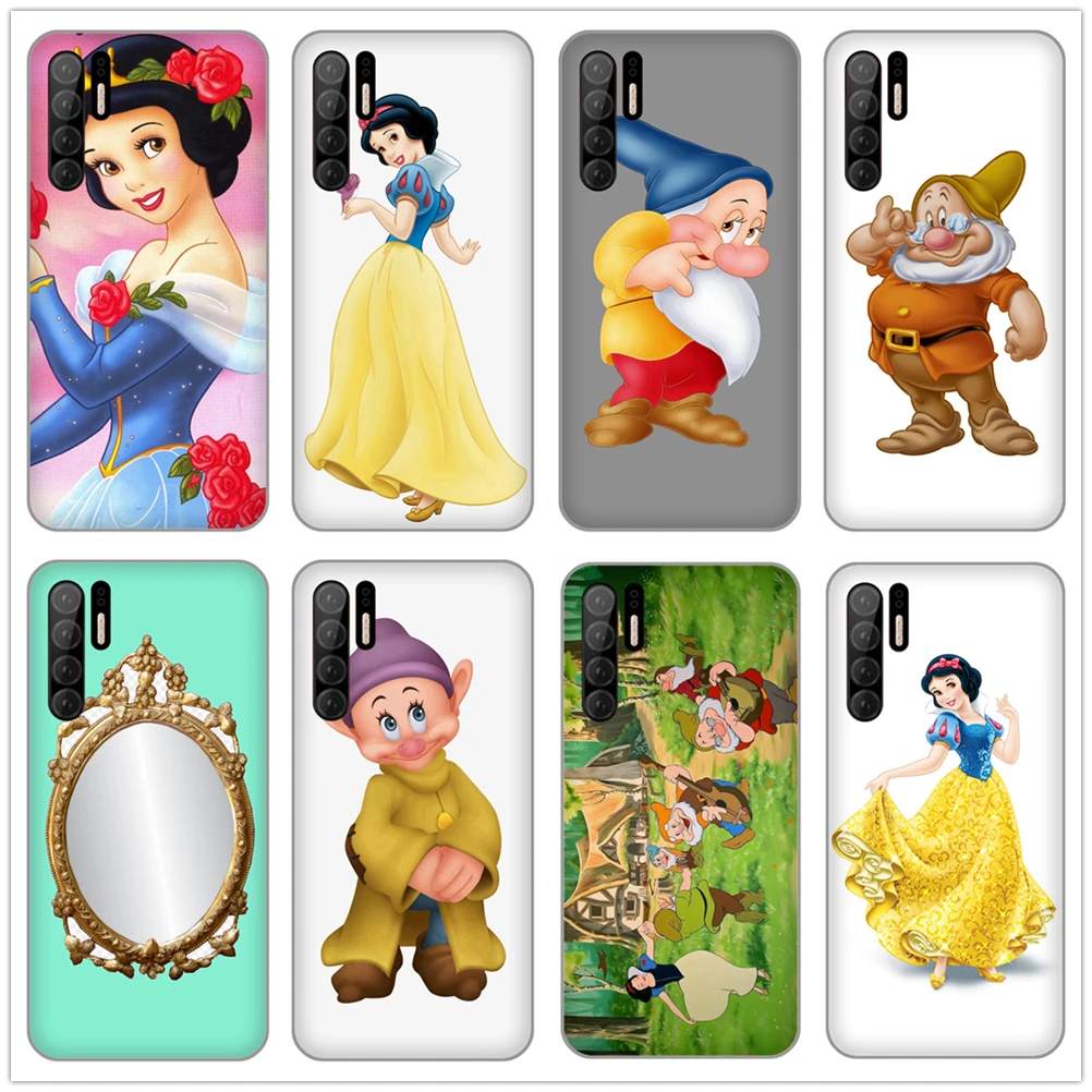 

Snow White and the Seven Dwarfs Soft TPU Silicone Case Cover for Huawei P10 Plus P20 P30 Pro P7 P8 Lite 2015 Honor 9 V10