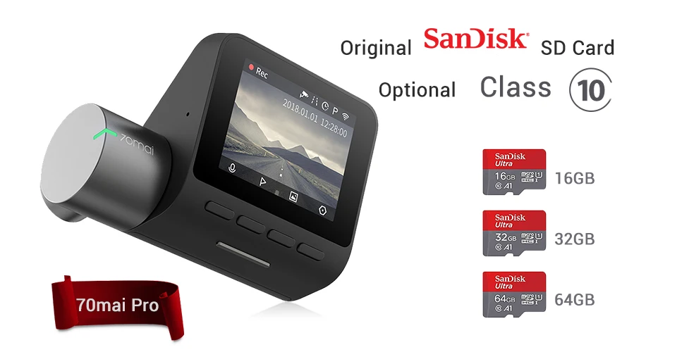 Xiaomi 70mai Dash Cam Pro 1944P gps ADAS 70 mai pro Cam английское Голосовое управление 24H монитор парковки 140FOV ночное видение Wifi Cam