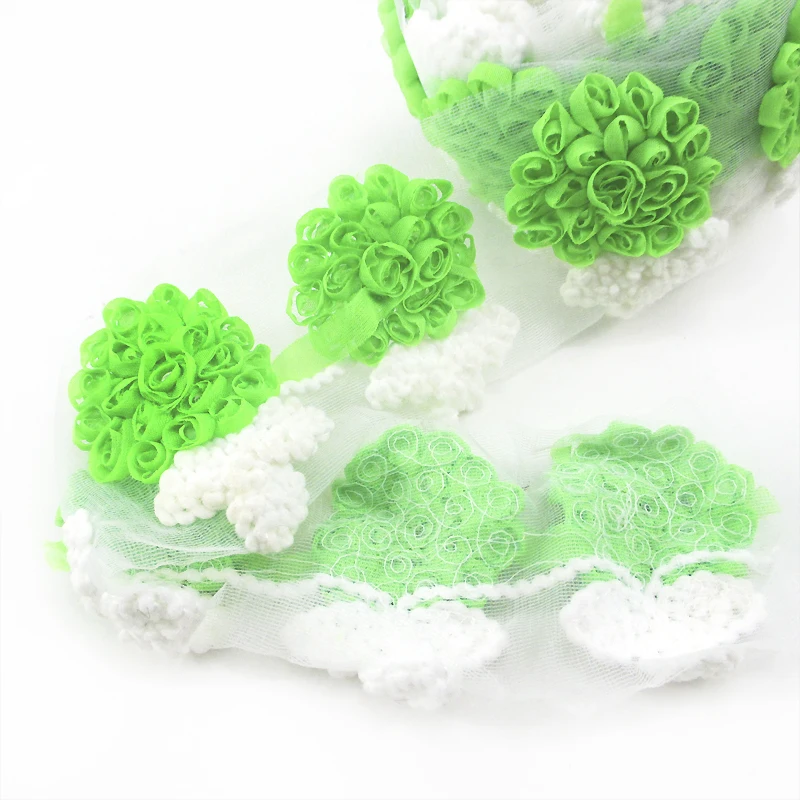 David accessories 5yard Звезда Сердце пышный, с неровными краями цветочная ткань для DIY ремесла волос Группа Швейные бант для малышей Decorati, 5Yc6163 - Цвет: 70x50mm
