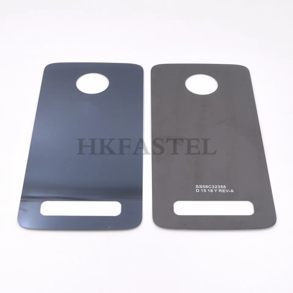 10 шт./партия HKFASTEL для Moto Z Play XT1635 Корпус для Motorola Z3 играть XT1929/Z3 Назад Крышка батарейного отсека задняя крышка