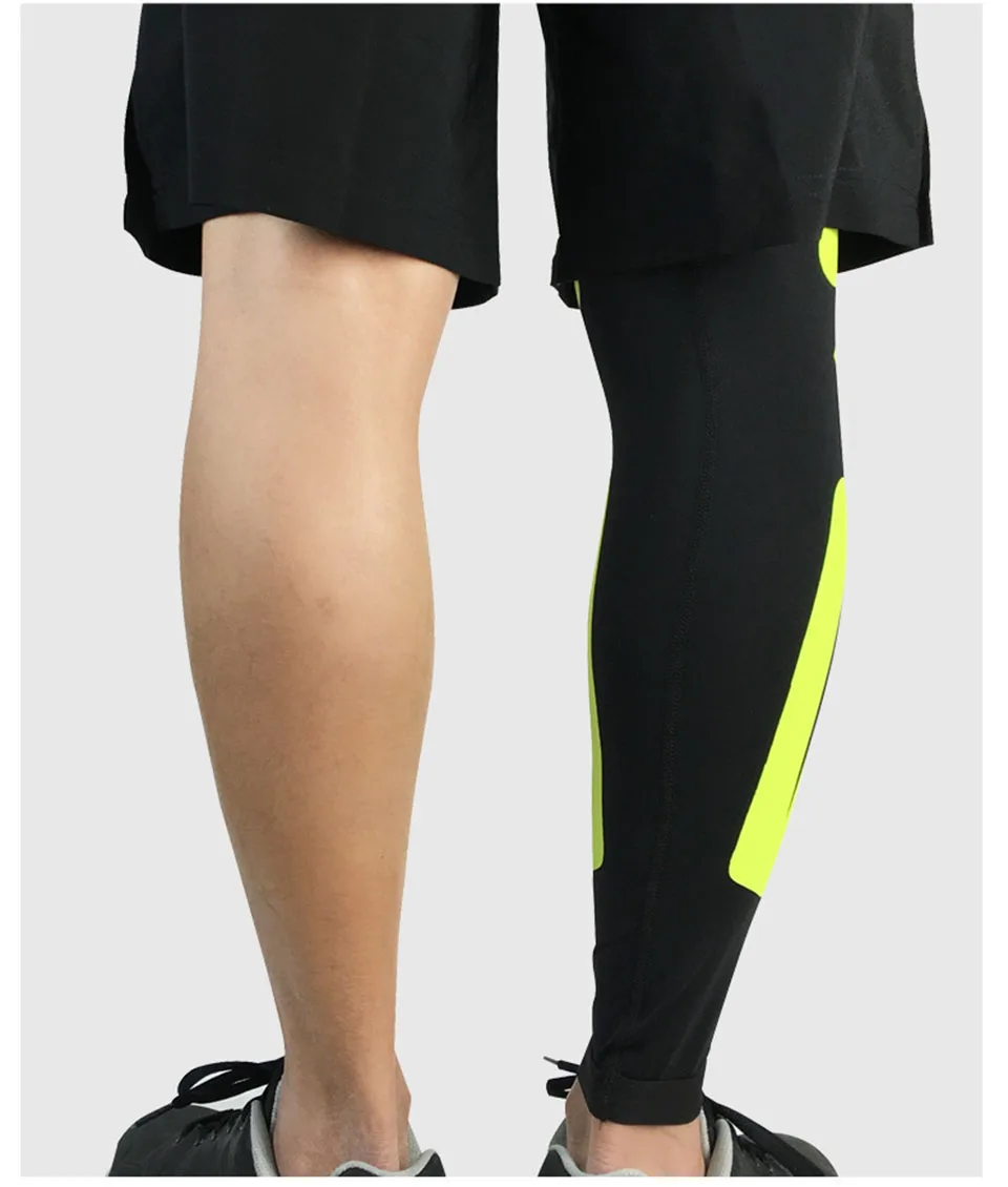 GOBYGO 1 шт. компрессионные гетры для мужчин и женщин для велоспорта MTB велосипедные лосины для бега, баскетбола, футбола наколенники для защиты ног