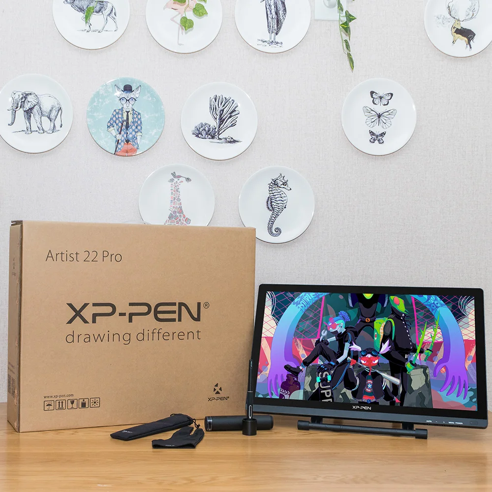 Artist22 Pro XP-Pen дисплей дюймов графический монитор 1080x1920 FHD цифровой чертежный монитор с регулируемой подставкой 21,5 Дюймов 8192