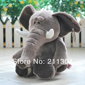 

Size L - Free Shipping Nice High Quality Lovely Elephant Stuffed Plush Toys 50cm Doll ci Children Christmas Birthday Gifts
