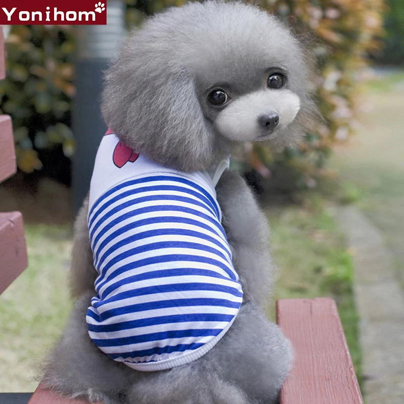 Cheap Cute Dog Clothes for Dogs Summer Fashion Cotton Soft Puppy