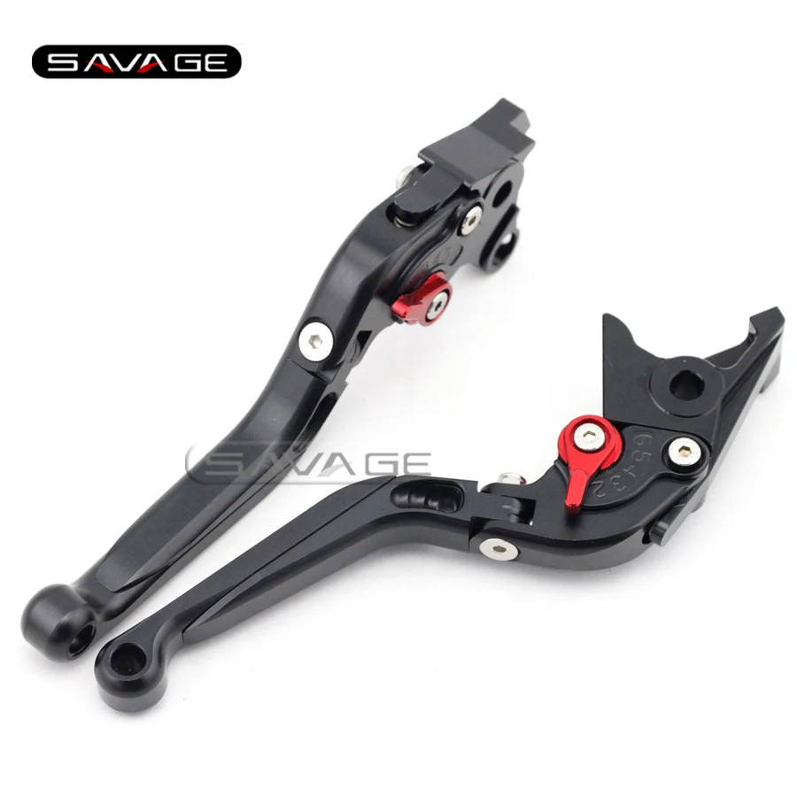

For SUZUKI GSX 650F/1250/1400 GSX650F GSX1250 GSX1400 Black Motorcycle Adjustable Folding Extendable Brake Clutch Lever