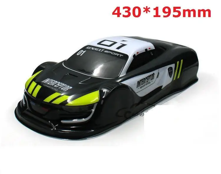 YUKALA 1/10 rc автозапчасти корпус 1/10 rc автомобильные аксессуары для 1:10 rc автомобильный корпус 190 мм несколько вариантов