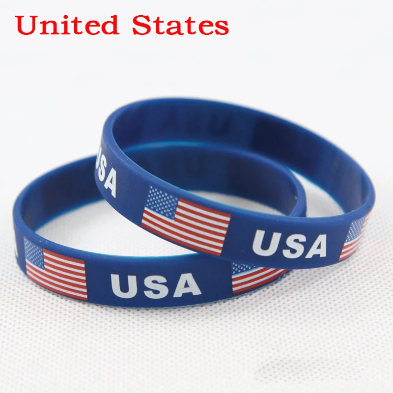United States Sports Bracelet United States Fans Silicone Wristbands