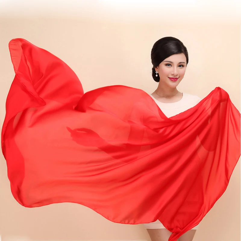 

High Quality Solid Color Red/Purple/Blue 15 Colors Women Silk Scarves Long Scarf Fashion Ladies Large Size Scarfs And Wraps