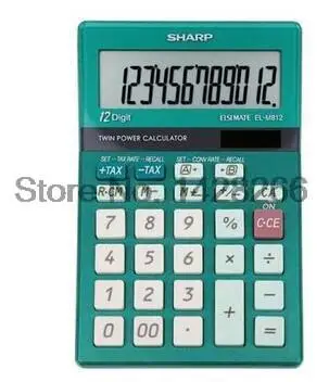 Sharp EL-M812B Coloré 12 Digites Calculatrice De Bureau Finances Entreprise Dédiée Calculadora Cientifica Comme Cadeau Sharp EL-M812B Coloré 12 Digites Calculatrice De Bureau Finances Entreprise Dédiée Calculadora Cientifica Comme Cadeau