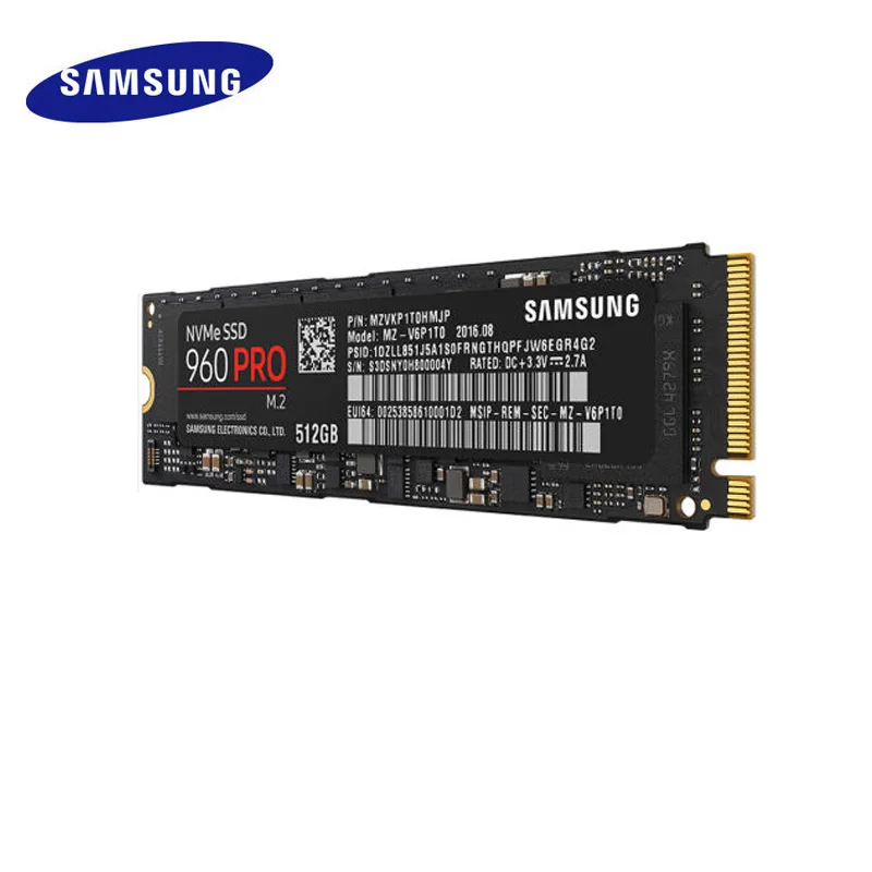  Samsung Interne SSD 960 PRO MZ-V6P512BW 512 gb 25 zoll Lesen Geschwindigkeit bis zu 3500 mb/s M2. 2