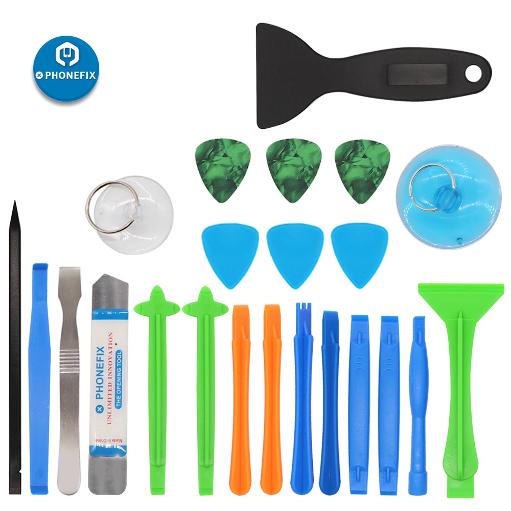 23 IN 1 Mobile Phone Open Screen Spudger Tweezers Screwdriver Set for iPhone Samsung Remove Screen Phone Repair Tools Kit