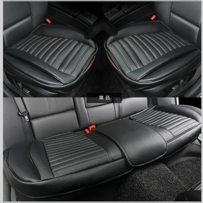 Leather Car Seat Cover Anti-slip 3D Universal Cushion Fit Most Auto Interior Decoration Accessories
