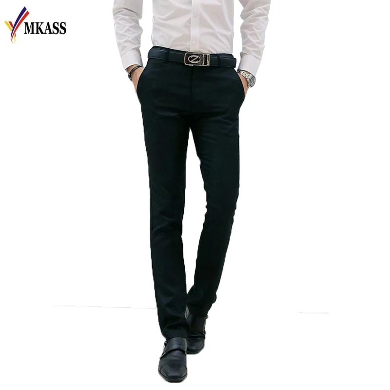 Hot Sale Mens Classic 7 Colors Casual Dress Pants Stretch