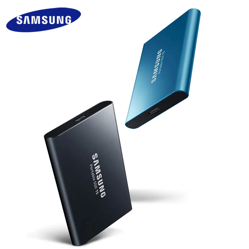 Samsung External SSD T5 250GB 500G 1T 2T External Solid State HDD Hard Drive USB 3.1 Gen2 (10Gbps) and backward compatible Phone