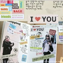 6 листов корейский Стационарный винтажный ponyкоричневая бумага для сообщений deco Скрапбукинг наклейка/Планировщик наклейка s/Липкие заметки/papelaria