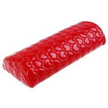 Professional Hand Cushion Holder Soft PU Leather Sponge Arm Rest Love Heart Nail Pillow Manicure Art Beauty Nail Mat Pad 7 Color
