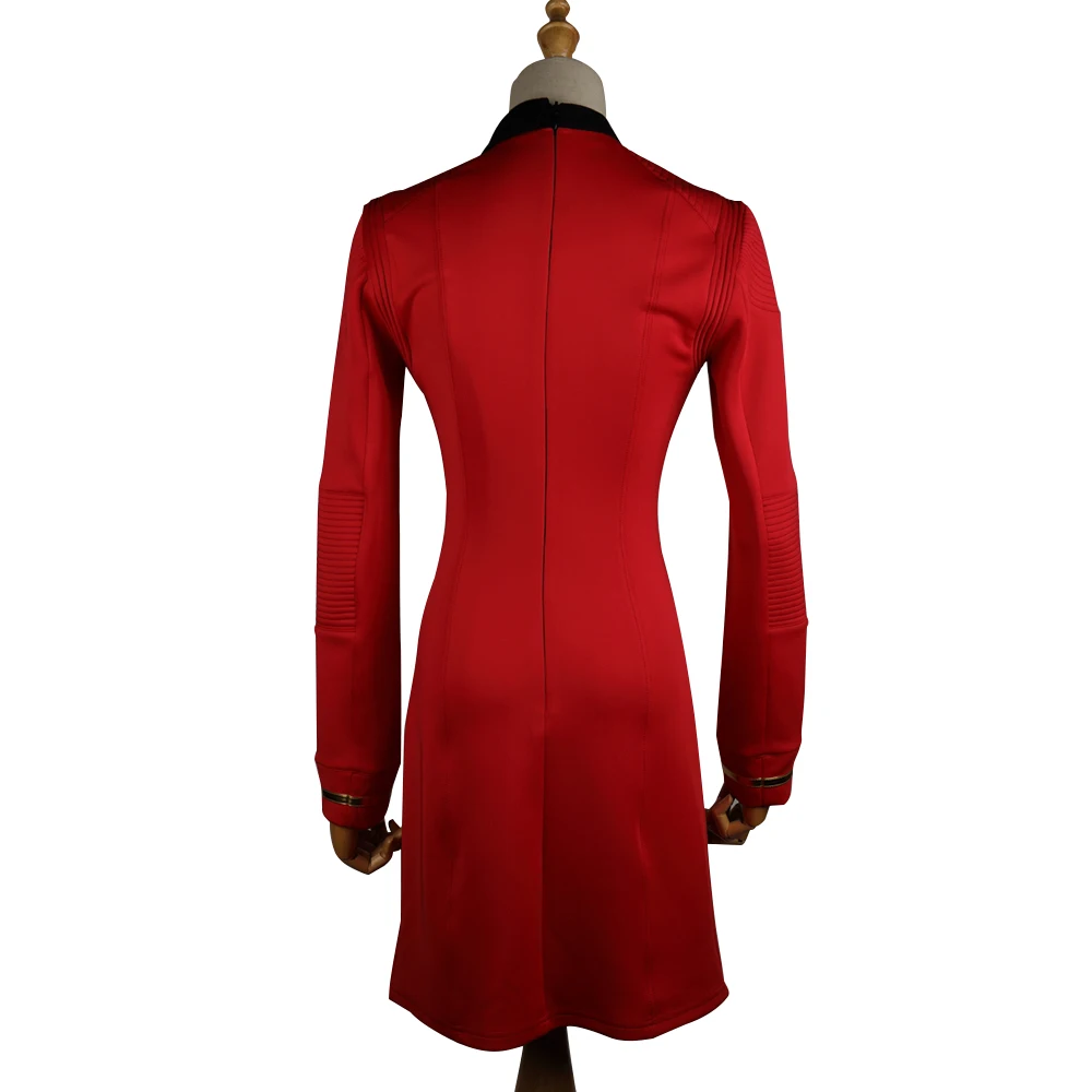 New Star Trek Discovery Season 2 Starfleet Commander Female Uniform Dress Badge Costumes Woman Adult Cosplay Costume (1)