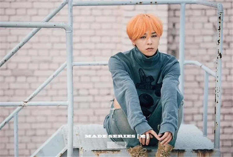 Kpop bigbang gd g dragon mv же бархатная водолазка для мужчин и женщин модная Толстовка с