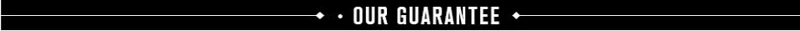 our guarantee