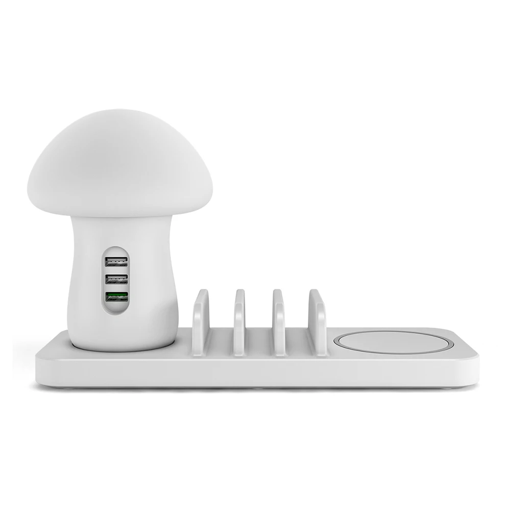 

Charging Station for Multiple Devices 3 USB Ports with Wireless Quick Charger 3.0 for Phone Tablets New Arrival
