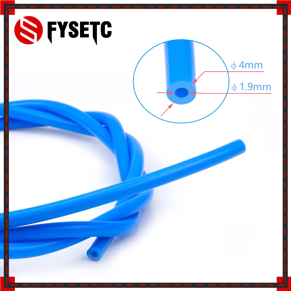 1 м ПТФЭ трубка Teflonto TL Фидер hotend Rostock Bowden экструдер 75 мм Филамент ID 9 OD 4