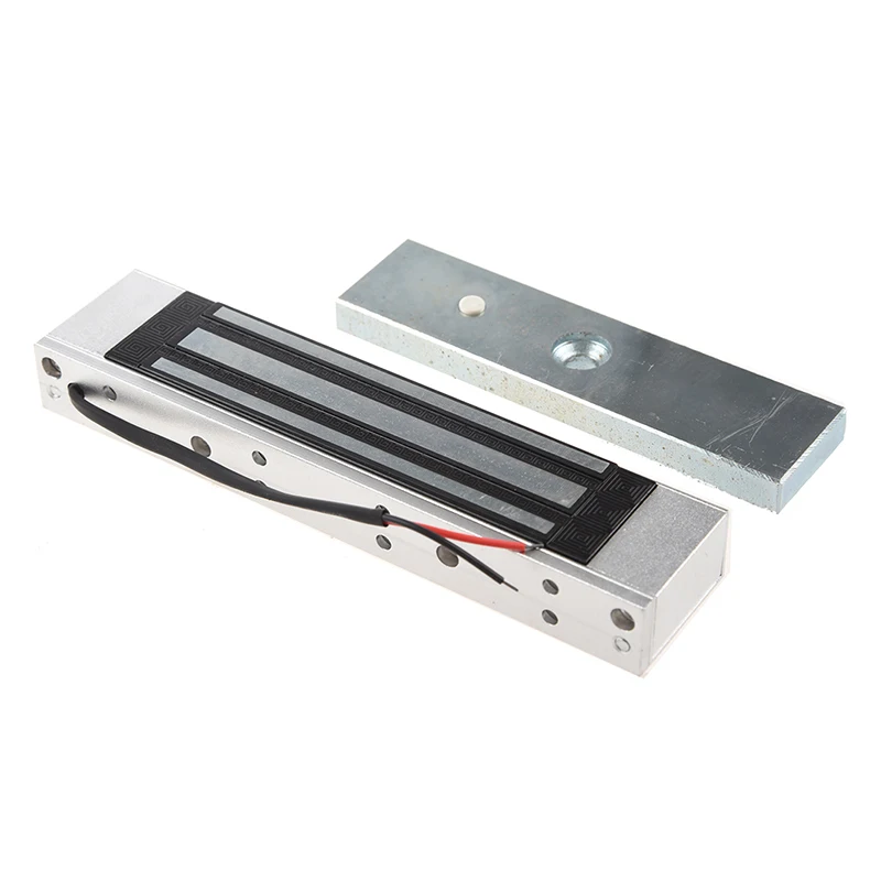 

Single Door 12V Electric Magnetic Electromagnetic Lock 180KG (350LB) Holding Force for Access Control silver