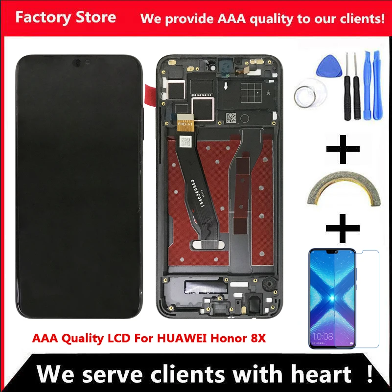 

Original LCD For Huawei Honor 8X Lcd With Frame Display Screen For Honor 8X Screen With Frame LCD Display JSN-L21 JSN-L42
