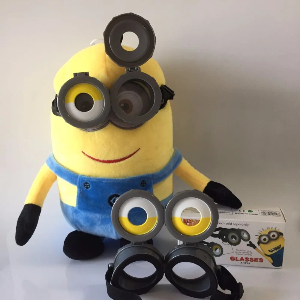 

4 Style Minions 3D Clamshell Villan Joke Eye Mask Goggles Glasses for Kids Children Toys Birthday party cosplay costume Gifts
