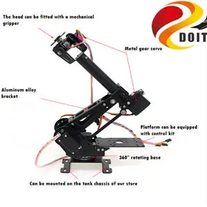SZDOIT A7 Dof Роботизированная рука от китайского производителя ДЛЯ ABB металлический промышленный робот модель Исполнительного привода