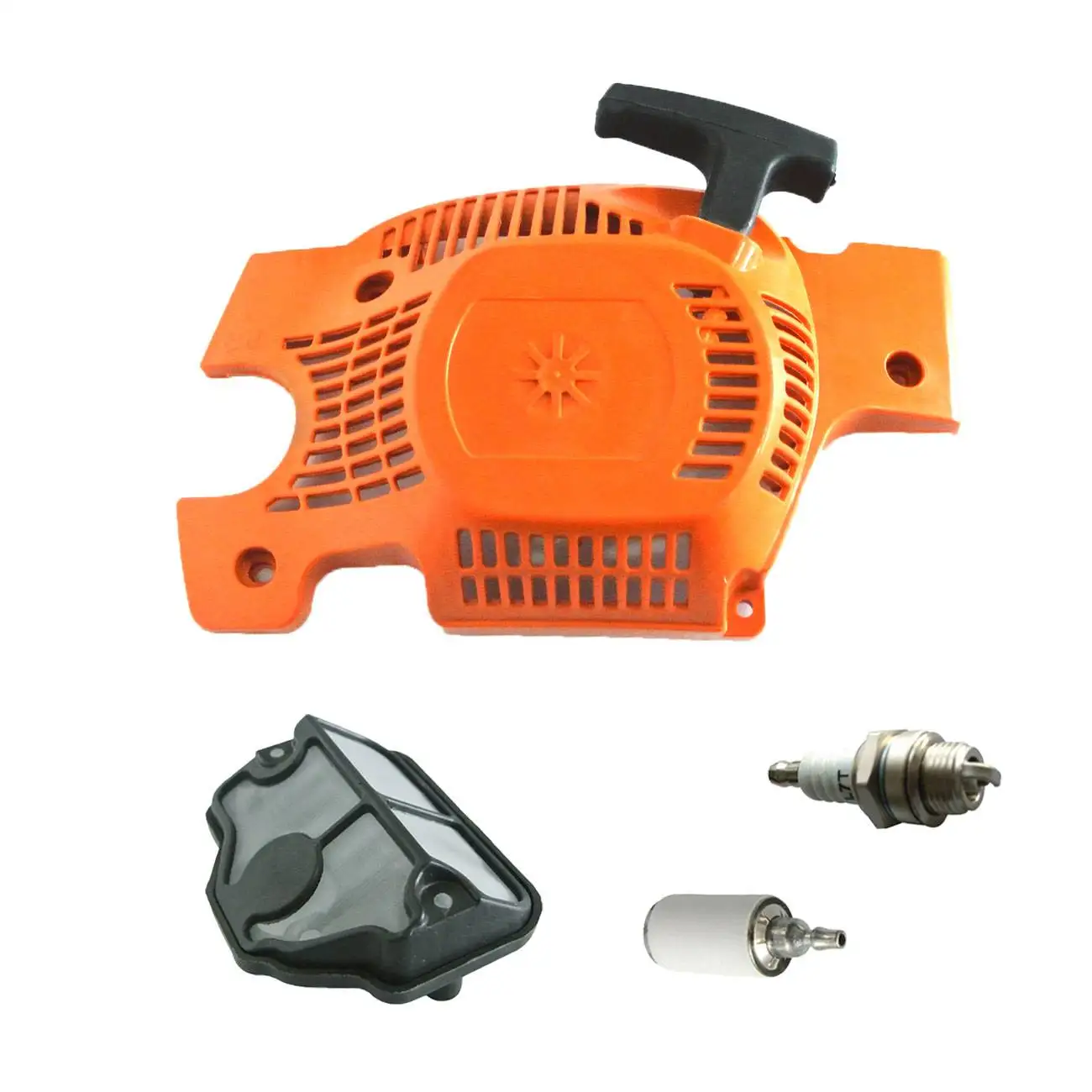Recoil Pull Start Starter w/ Air Fuel Filter Fit Husqvarna 137 141 142 Brand New 2