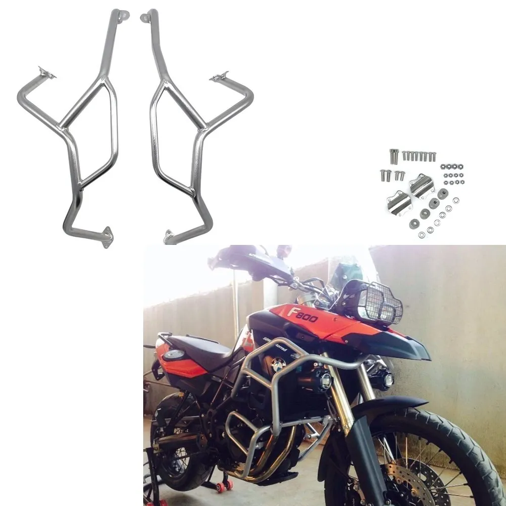 Stainless Steel Upper Engine Guard Crash Bar Bumper Protection for BMW