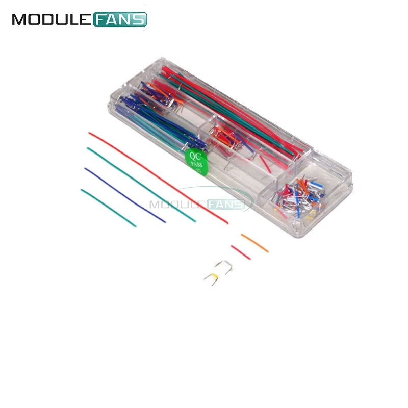

140Pcs U Shape Shield Solderless Breadboard Jumper Cable Wires Kit for Arduino