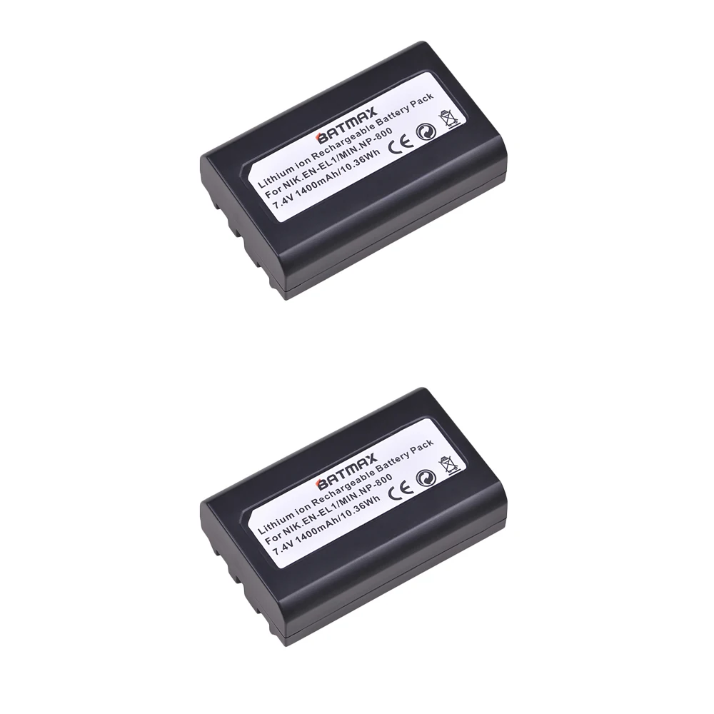 Аккумуляторная батарея Batmax 1400 мАч для Nikon Coolpix 500 775 880 885 990 995 4300 4500 4800 5000 5400 5700