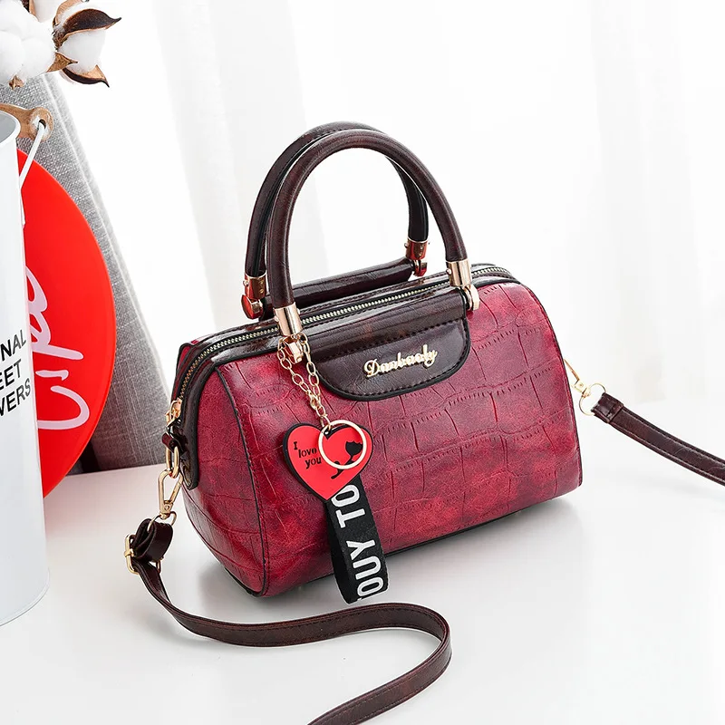 الشهيرة مصمم النساء الرجعية حقيبة يد عالية الجودة بو الجلود حقائب كتف السيدات كبيرة قدرة حمل أكياس حقائب بيد تقاطعية للسيدات