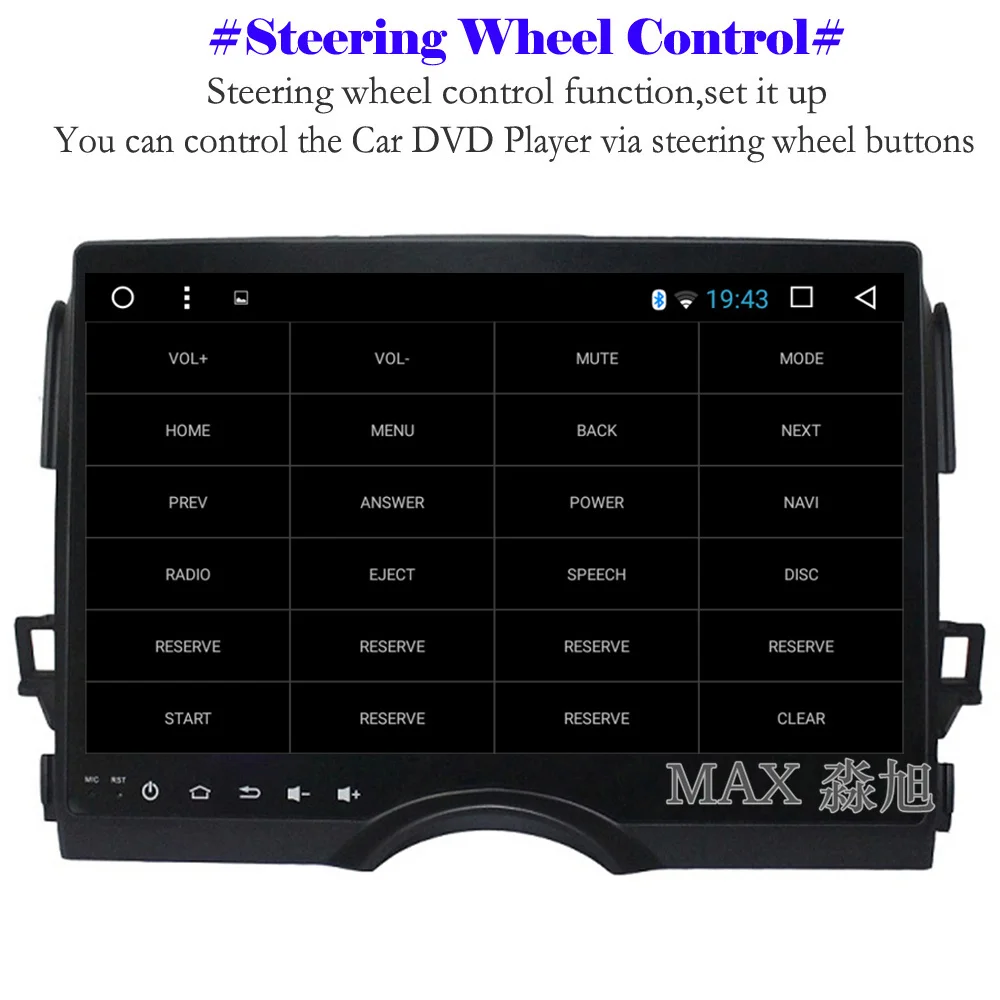 MAX Android 8.1.0 автомобильный dvd плеер для Toyota Mark x Reiz 2012 2013 2014 2015 2016 радиоприемник RDS WiFi