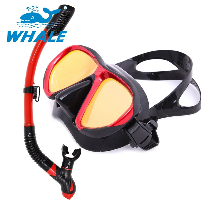 Professional Scuba Diving Mask Brand Diving Mask Snorkel Set Mirror