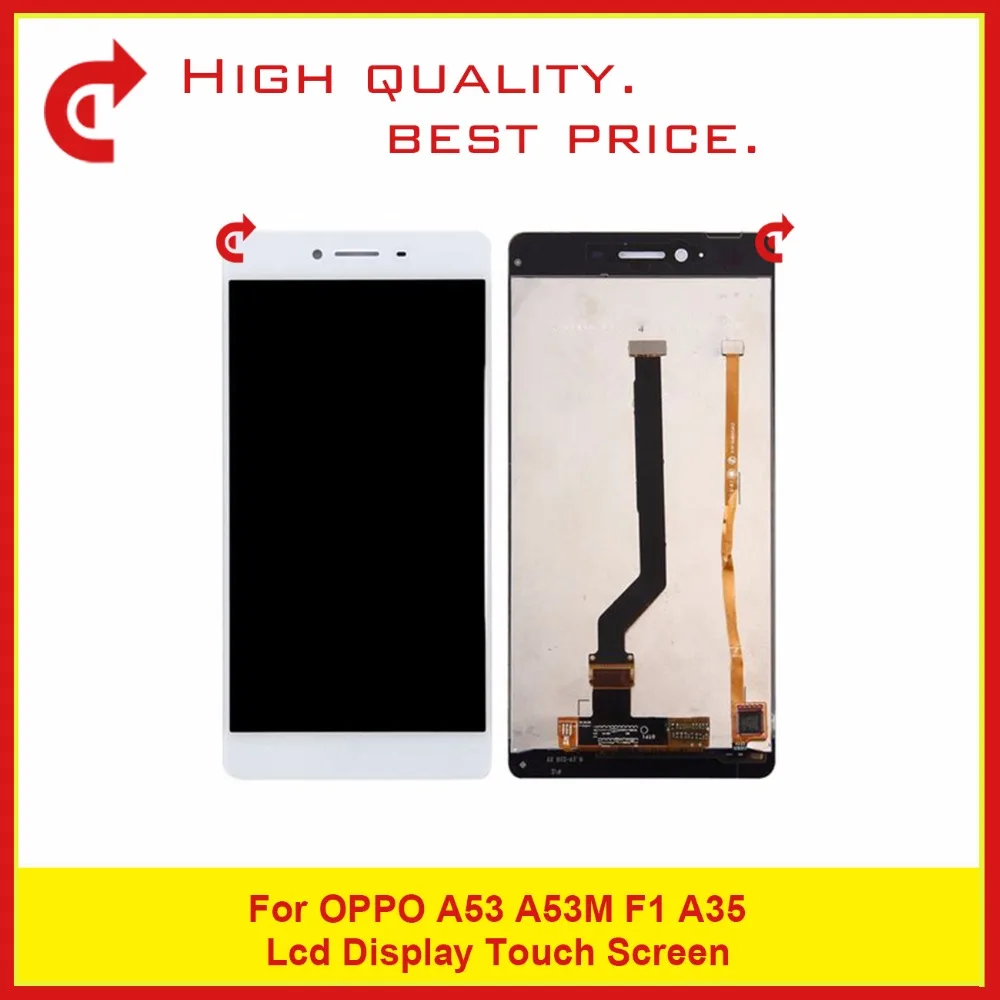 

High Quality 5.5" For OPPO A53 A53M F1 A35 LCD Display With Touch Screen Digitizer Sensor Panel Assembly Complete Free Shipping