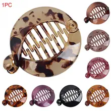 Домашний повседневный винтажный держатель, аксессуары, легко носить с собой, регулируемая легкая заколка для волос, заколка-банан, простая в использовании, экономия пространства