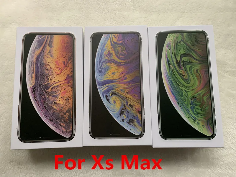 

10pcs/lot US/EU/UK Version Retail Package Empty Packing Box for iPhone Xs Max without Accessories With Manual Sticker