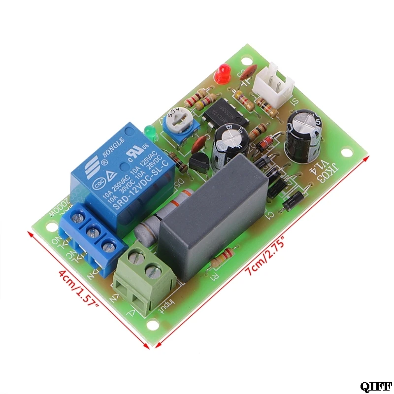 AC 220V триггер переключатель задержки включения выключения платы таймер релейный